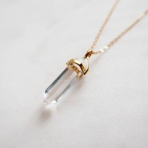 Clear Quartz Crystal Necklace – Only 1 Left!